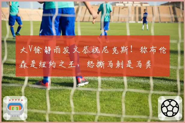 大V徐静雨发文恭祝尼克斯!称布伦森是纽约之王,怒撕马刺是马粪